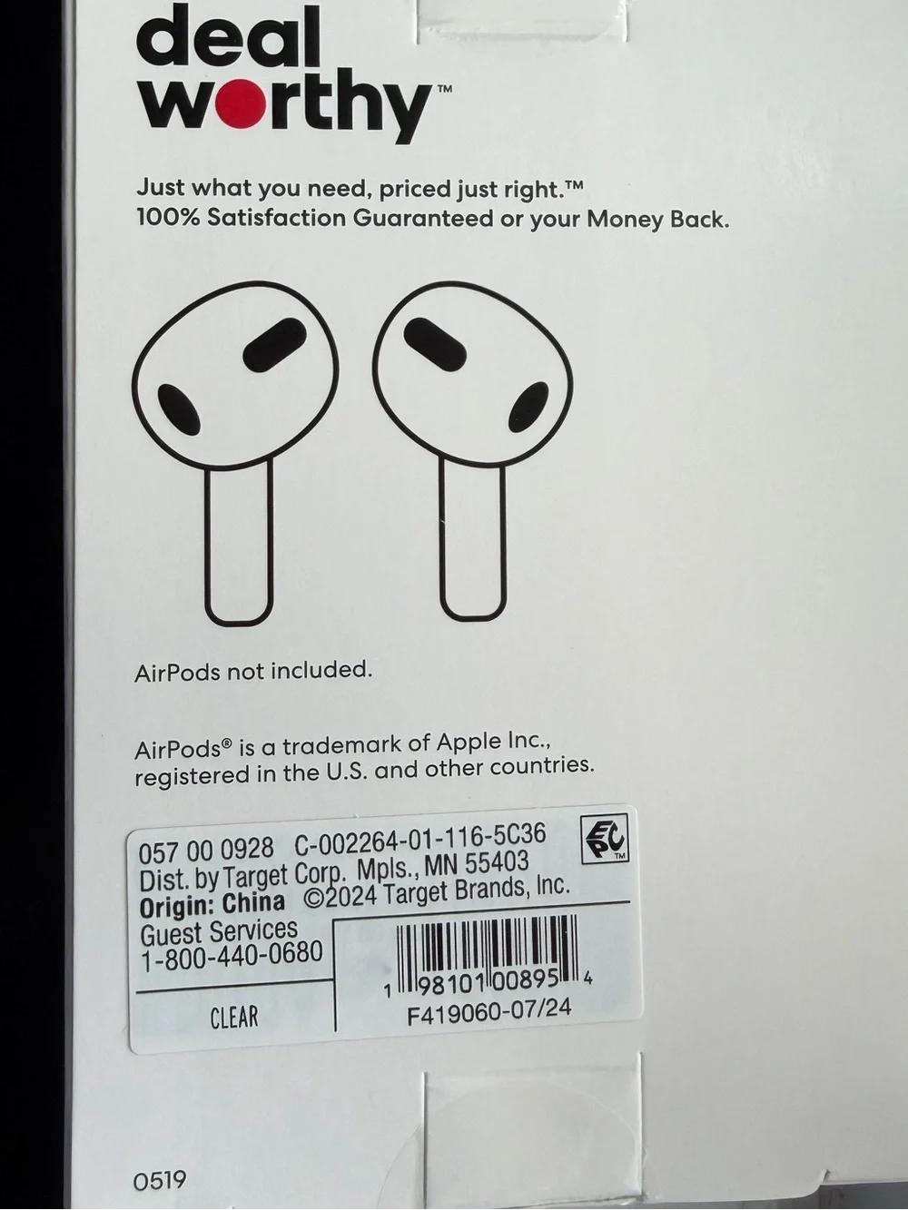 Dealworthy Clear AirPods 3rd Generation Case Cover Wireless Charging Compatible